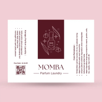 Stiker Label tema Hand Drawn Rustic Elegant Beauty cocok Parfum Laundry, Deo Spray, Skincare, Custom