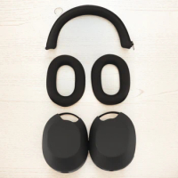 Silicone Headphones Protective Case Cover Headbeam Protector Sleeve Protective Cover Ear Pads for Sony WH-1000XM5 Headphones