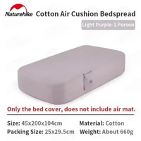 NATUREHIKE PNH22DZ001 SARUNG MATRAS COVER SPREI KATUN KASUR ANGIN SINGLE PURPLE