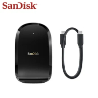 100% Original SanDisk CFexpress Type-B Card Reader USB 3.1 Gen 2 High Speed Single Slot Extreme PRO USB-C Card Reader