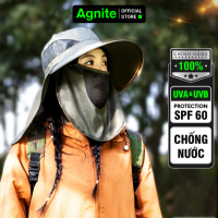 [Outlet S2] Mũ Chống Nắng Làm Vườn Agnite by Deli Chống tia UV Kèm Mạng Che Mặt Thiết Kế Lưới Thoáng