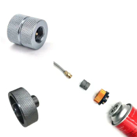 Outdoor Camping Butane Stove Gas Refill Adapter Cartridge Gas Nozzle Bottle Type Cartridge Screw Type Valve Canister Connector