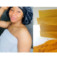 Turmeric Glutathione Kojic Alpha-Arbutin Lemon Soap | Rosehip Lemon Niacinamide Vitamin C | Face Body | Oily Skin