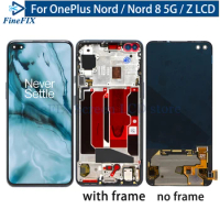 Original AMOLED 6.44" For OnePlus Nord LCD Display ScreenTouch Panel Digitizer For Oneplus Nord AC2001 AC2003 LCD Repair