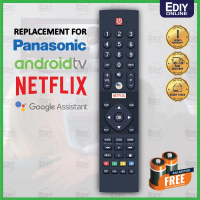 【 FREE BATTERY AAA X2 】 Replacement For P@n@sonic D10 Android Smart TV Netflix TH-32HS550 TH-43GX655