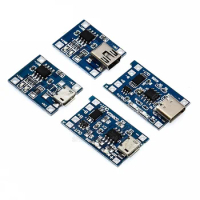 Type C USB Lithium Battery Charging Board Module Protection BMS 5V 1A with3.7V 18650 Battery Holder Bundle