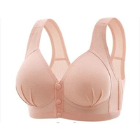 Bra Pakaian Dalam BH070 Wanita Model Terbaru Busa Tipis Elegan 46/105C PEACH