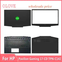 New For HP Pavilion Gaming 17-CD TPN-C142 Laptop LCD Back Cover Front Bezel Upper Palmrest Bottom Base Case Keyboard Hinges
