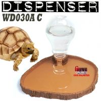 WD030A WATERDISH CEPER WATER DISH DISPENSER TEMPAT MINUM OTOMATIS REPTILE BD BEARDED DRAGON REPTILE 