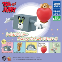 全套5款【日本正版】湯姆貓與傑利鼠 搞笑公仔與吊飾 P4 扭蛋 轉蛋 公仔 吊飾 Tom and Jerry - 070976