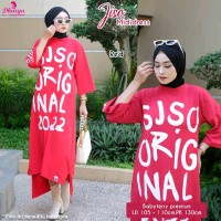 Jiso midi dress/Long tunik kekinian 2022