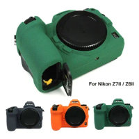 For Nikon Z6 II Z7 II accessory soft rubber protective case for Nikon z7ii/z6ii camera washable matte silicone armor skin cover