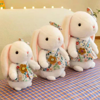 Bunny Stuffed Animal Baby Plush Cuddly Toy Soft Rabbits Dolls Gift for Kids Boys Girls Home Decorations Three Sizes
