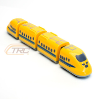 日本新幹線黃博士號列車 Doctor Yellow 鐵支路4節迴力小列車 迴力車 火車玩具 QV036T1 TR台灣鐵道