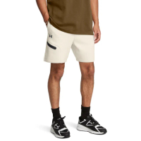 【UNDER ARMOUR】UA 男 Unstoppable Flc 短褲_1379809-110(米白色)