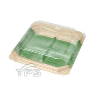 APW-4-2對折盒(木目葉) (和菓子/甜點/蛋糕/麵包/麻糬/壽司/生鮮蔬果/生魚片)【裕發興包裝】CP000563