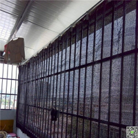 黑色六針遮陽網加密加厚窗戶陽台多肉活動式窗簾式遮陽網防曬網DF 618年終鉅惠