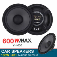 6.5 Inch Subwoofer Car Speakers 600W 2-Way Full Range Frequency Automotive Audio Music Stereo Speaker Auto Door Subwoofer Horn