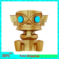 Sanxingdui Style Bluetooth Speaker Gold Mask Shape Bluetooth Audio with Lights Can Be Used As Holiday Gift and Desktop Ornaments