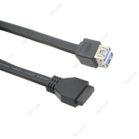 usb 3.0 20 pin female to 2 usb a female Motherboard Mount cable Adapter Connector with Pin fixed for Asus Msi Onda HP
