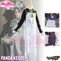 Identity V Panda Keeper Gardener Cosplay Costume Emma Woods Cosplay Costume Panda Keeper Cosplay Halloween Party Outfit Women