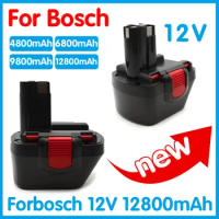 For Bosch 12V Rechargeable Battery 12V 12.8AH AHS GSB GSR 12 VE-2 Battery BAT043 BAT045 BAT046 BAT049 BAT120 BAT139