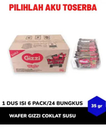 GIZZI Wafer Coklat Susu 35 gr - ( HARGA 1 DUS )