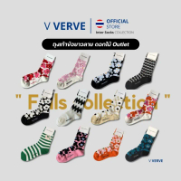 ขายร้อน Verve - ถุงเท้าตัวอักษร Falls collections จาก Outlet socks genuine products 100% ship from B