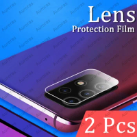 Camera Lens Protection Film for Samsung Galaxy A52 S 5G Tempered Glass 2 Pieces Camera Protector Cover for Samsung A52s Film