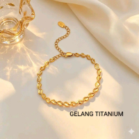 GELANG TITANIUM POLOS ANTI KARAT