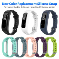 Silicone Wrist Band For Huawei Band 3e 4e Smart Bracelet, Comfortable Watch Strap Wristband For Honor Band 4 Running Edition