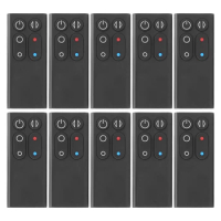10X Replacement AM04 AM05 Remote Control For Dyson Fan Heater Models AM04 AM05 Remote Control(Black)