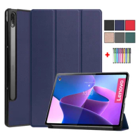 For Lenovo Tab P12 Pro 12.6 Case 2021 Tablet Protective Funda For Lenovo Xiaoxin Pad Pro 12.6 Cover TB-Q706F Tri Fold Shell Gift