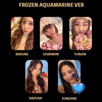 Album Thẻ Ảnh Hoa Anh Đào, LE SSERAFIM, Thẻ Ảnh Chống Giả, Chaewon, Kazuha, Eunchae, Thẻ Ảnh Yunjin,