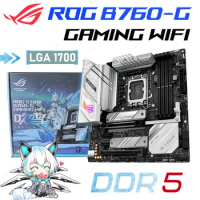 LGA 1700 Asus ROG STRIX B760-G GAMING WIFI Intel B760 Motherboard RGB DDR5 7800MHz Overlocking Support Intel 12th 13th CPU New