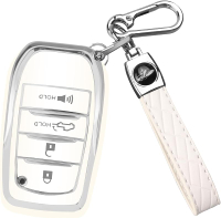 QBUC for Toyota Key Fob Cover Key Fob Case for Toyota 2025 Camry 2021-2025 Venza RAV4 Prime 2019-202