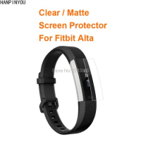 10Pcs Soft Film For Fitbit Alta / HR Smart Band Bracelet Clear Glossy / Anti-Glare Matte Screen Protector -Not Tempered Glass