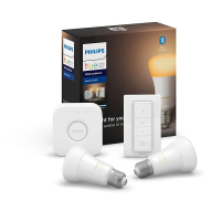  [飛利浦原裝行貨2年保養]Philips Hue 8.5W A60 E27 智能藍牙燈泡入門套件 (含Hue Bridge橋接器)   