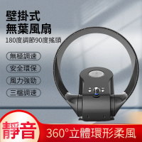 【LEZUN 樂尊】家用壁掛台式無葉風扇(風扇 空氣循環扇 電風扇 無葉風扇)