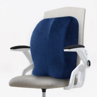 Lumbar Pillow Chair Back Cushion for Office Chair with Straps Back Cushion Premium Entire Back Car Ergonomic Seat Cushion