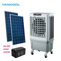 AC/DC Solar panel rechargeable air conditioner 220V/12V humidifier evaporative desert swamp cooler fans