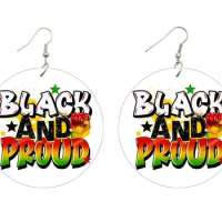 Free Shipping!!newest Black Proud Wooden Earrings