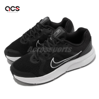 Nike 慢跑鞋 Zoom Span 4 運動 女鞋 氣墊 避震 透氣 包覆 路跑 健身 黑 白 DC9000-001