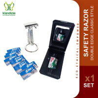 Double Edge Classic Shaving Safety Razor Pisau Cukur Silet Vintage