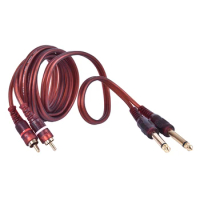 1.5M Cable, Dual RCA Male to Dual 6.35mm 1/4 inch Male Mixer Audio Cable