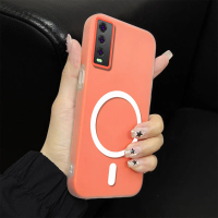 Sarung magnetik Macaron untuk Vivo Y20s G, 20s, 20i (2021), 20i, 20 (2021), 20, Y12s (2021), Y12s, Y