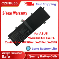 Li-Polymer C21N1833 Battery Replacement for Asus VivoBook S14 S431FL ZenBook 14 UM431DA UX431FA UX431FN Laptop Computers