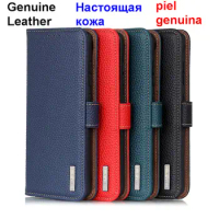 For LG V60 ThinQ 5G Case Flip Genuine Leather Book Cover For LG V60 ThinQ 5G Cover Wallet Stand Phone Bag Card Holder Luxury