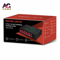Switch Hub Mercusys 5 Port Gigabit MS105G 10/100/1000Mbps Desktop