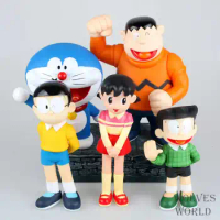 Doraemon Nobita Nobi Shizuka Minamoto Takeshi Gouda Suneo Honekawa Dorami Action Figure Figuarts ZERO Toy 12-15cm